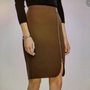 Ann Taylor Chocolate Brown Pencil skirt w  zipper